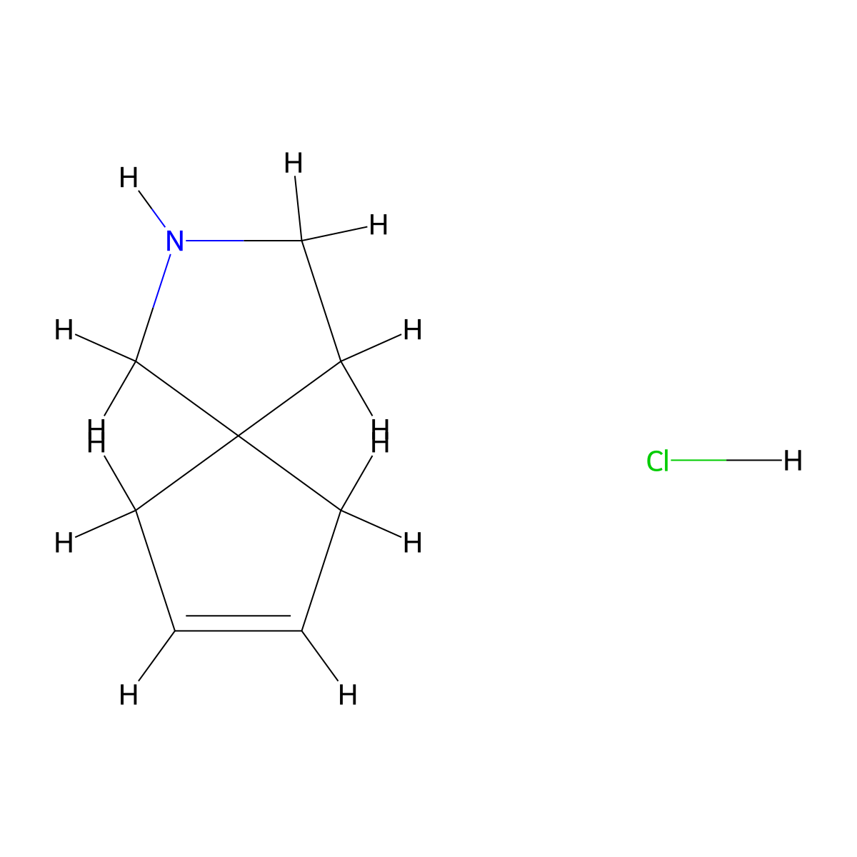 2-Azaspiro[4.4]non-7-enehydrochloride molecular structure, CAS 2567502-83-2