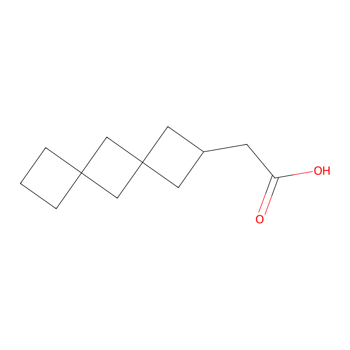 2-{Dispiro[3.1.3^{6}.1^{4}]decan-2-yl}acetic acid molecular structure, CAS 2567502-89-8