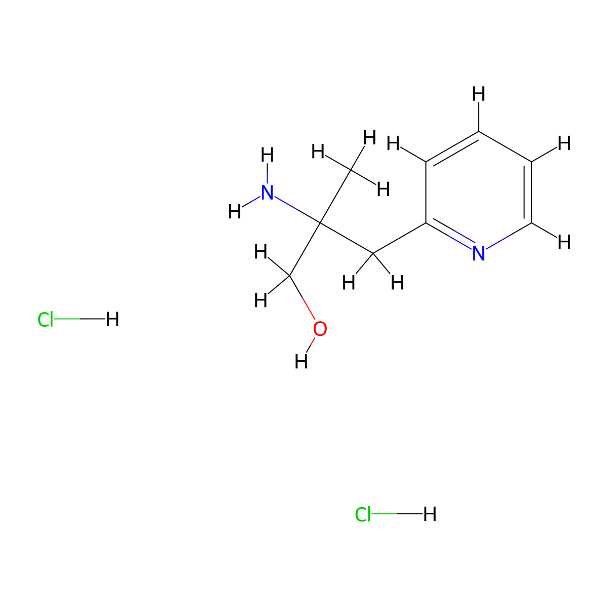 2-Amino-2-methyl-3-(pyridin-2-yl)propan-1-oldihydrochloride molecular structure, CAS 2567504-41-8