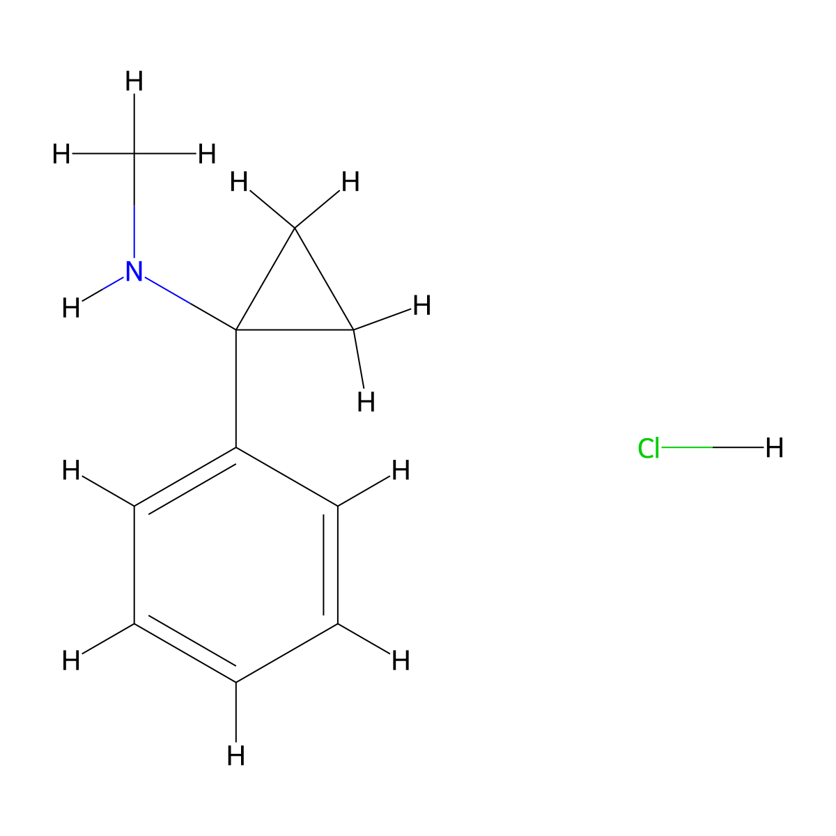 N-methyl-1-phenylcyclopropan-1-amine hydrochloride molecular structure, CAS 2567504-67-8
