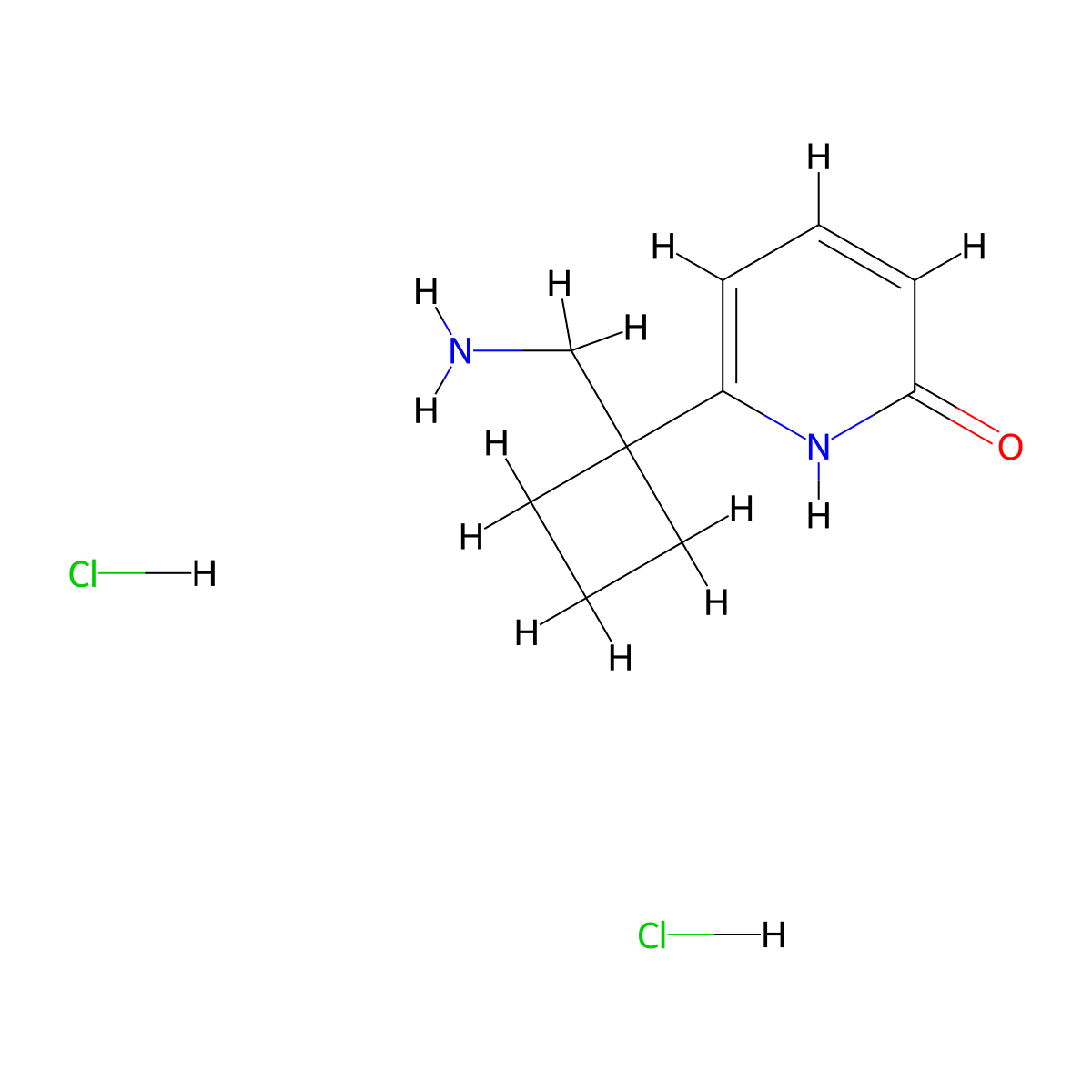 6-[1-(Aminomethyl)cyclobutyl]pyridin-2-oldihydrochloride molecular structure, CAS 2567505-00-2