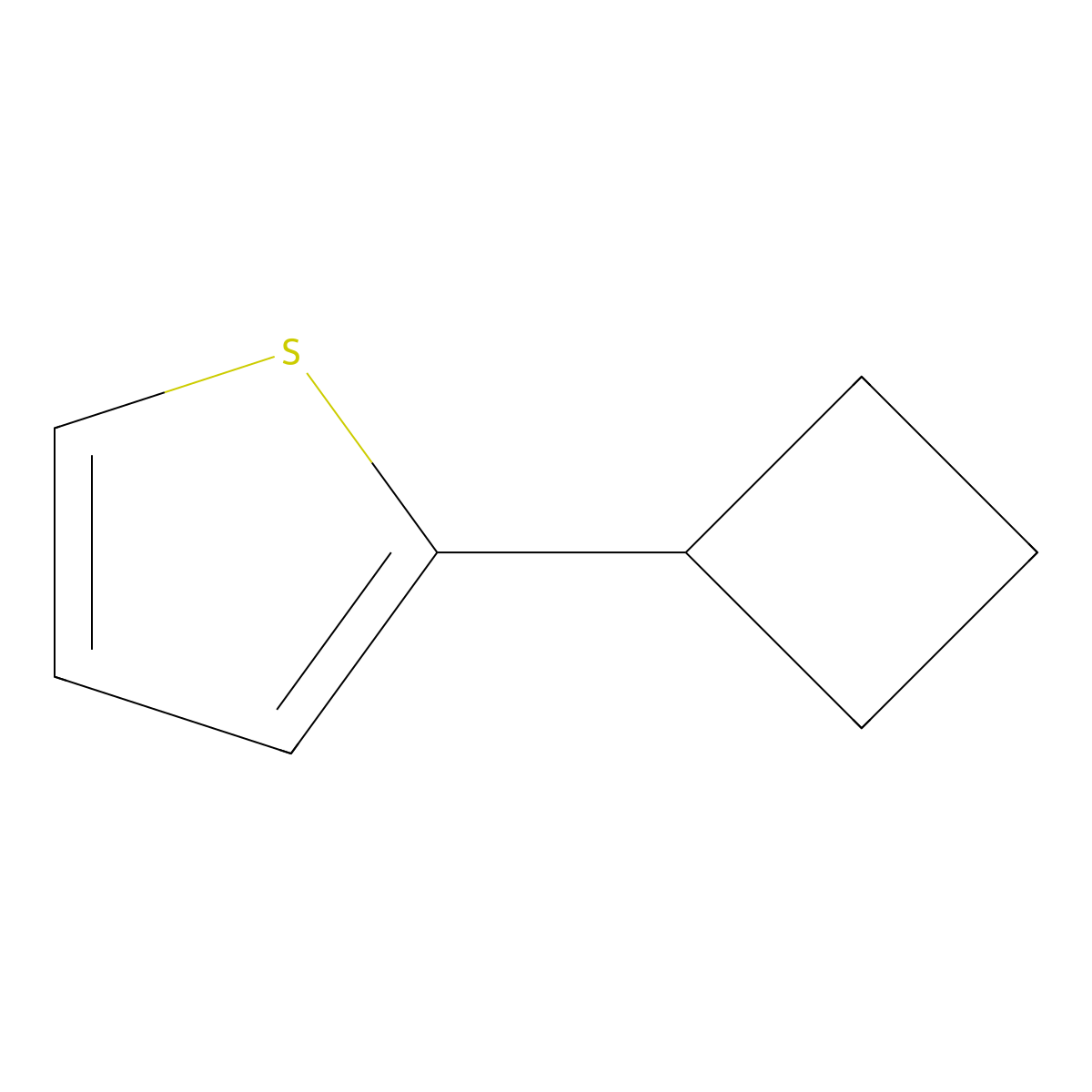 2-Cyclobutylthiophene molecular structure, CAS 2567505-02-4