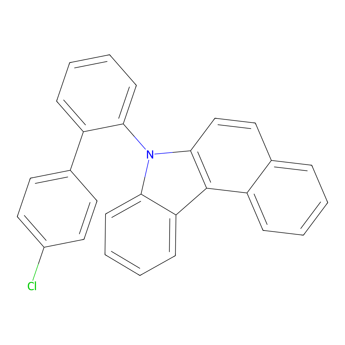 7-(4'-Chloro-[1,1'-biphenyl]-2-YL)-7H-benzo[C]carbazole molecular structure, CAS 2567793-78-4