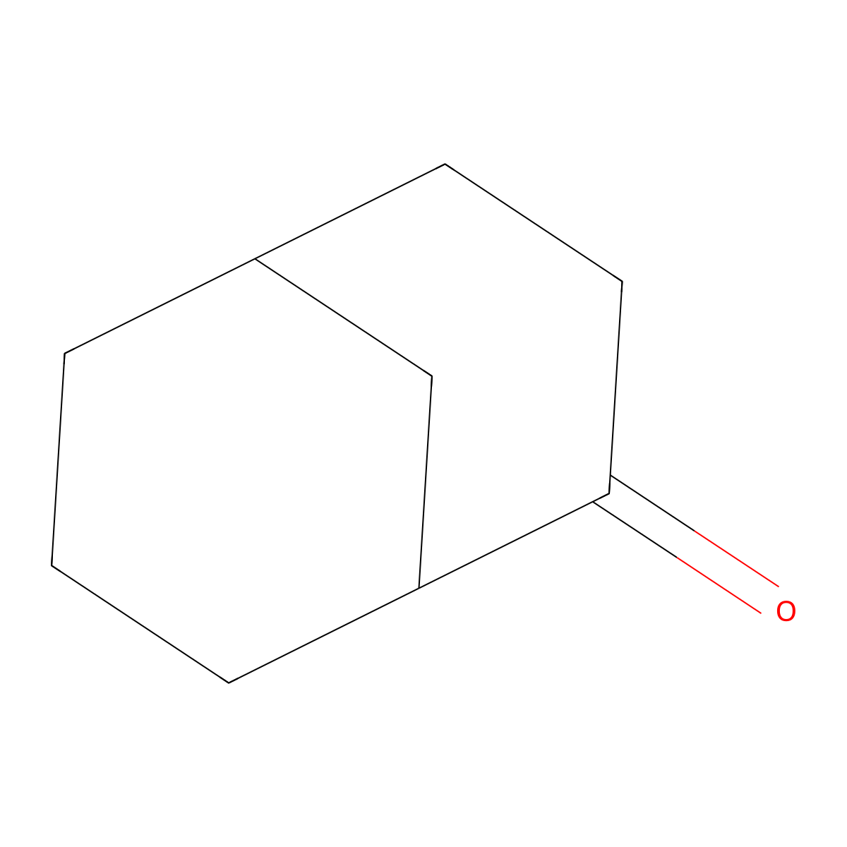 Bicyclo(3.3.1)nonan-2-one molecular structure, CAS 2568-17-4