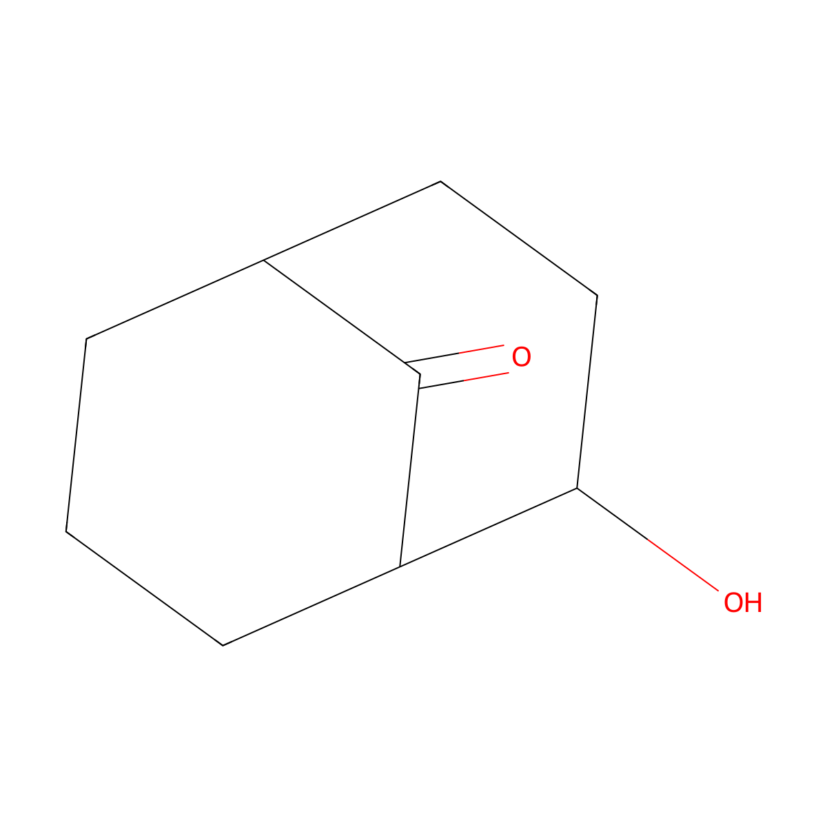 2-Hydroxybicyclo[3.3.1]nonan-9-one molecular structure, CAS 2568-21-0