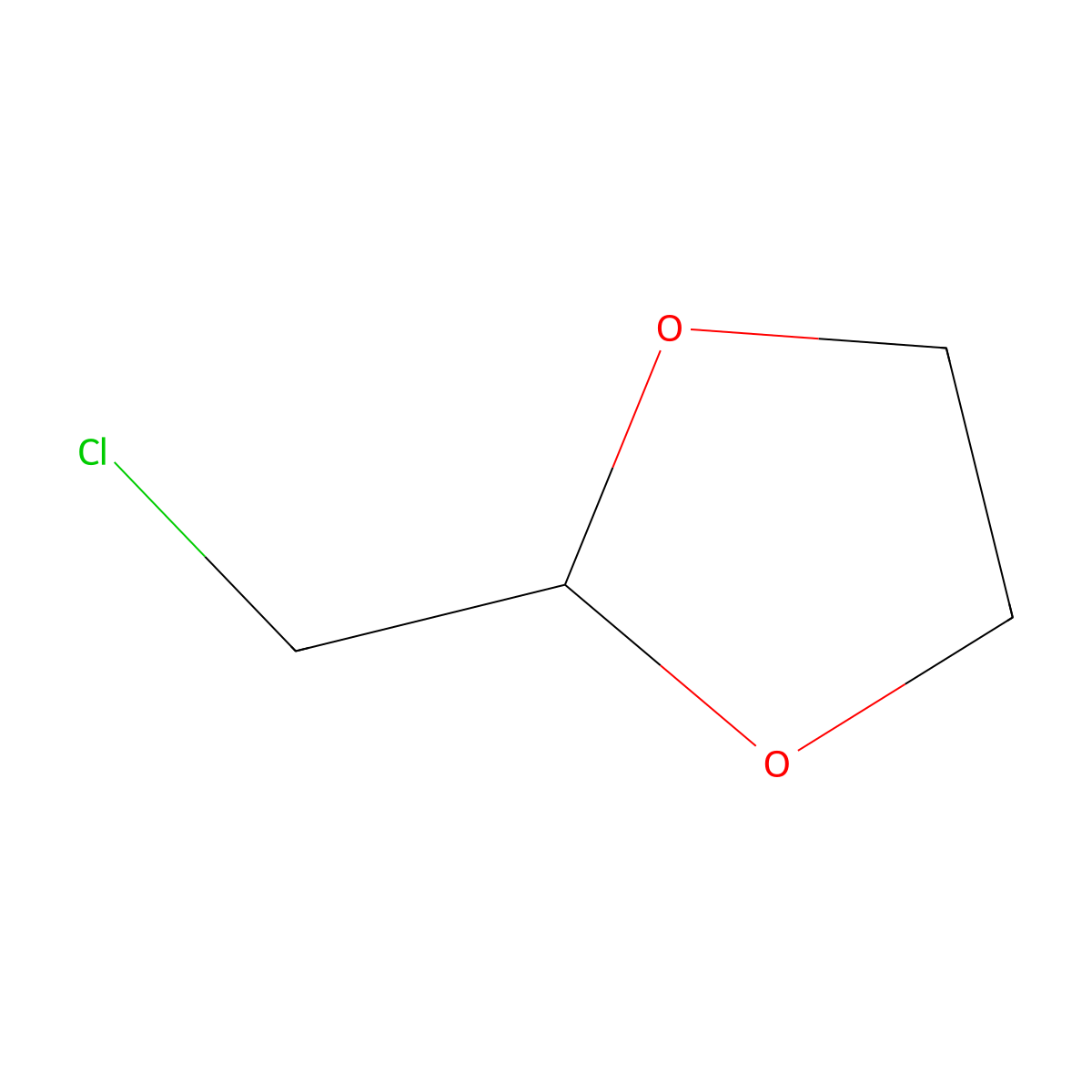 2-(Chloromethyl)-1,3-dioxolane molecular structure, CAS 2568-30-1