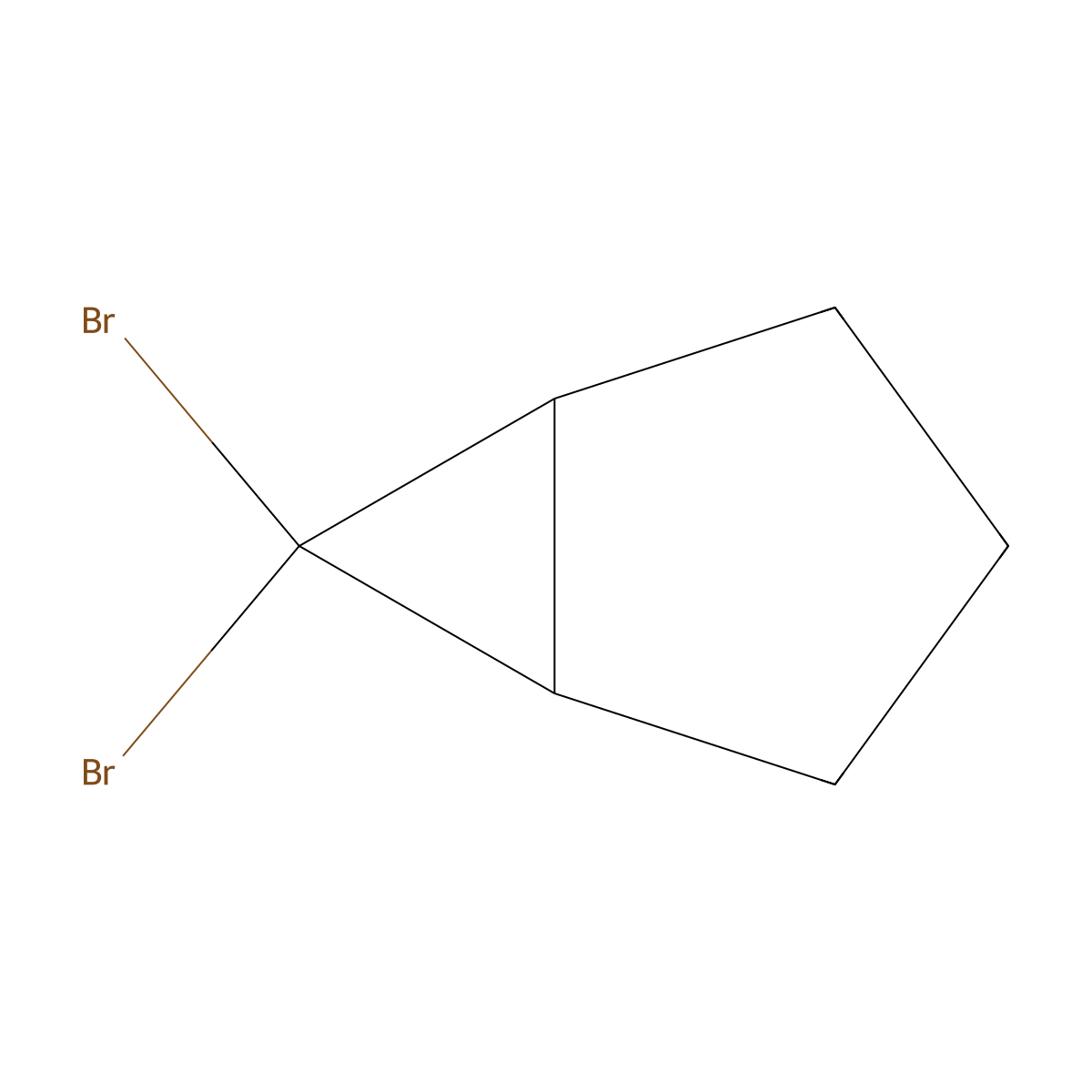 6,6-Dibromobicyclo(3.1.0)hexane molecular structure, CAS 2568-36-7