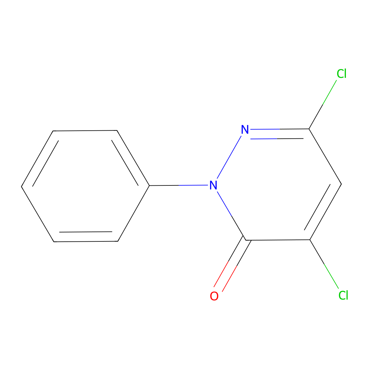 4,6-Dichloro-2-phenyl-3(2H)-pyridazinone molecular structure, CAS 2568-51-6