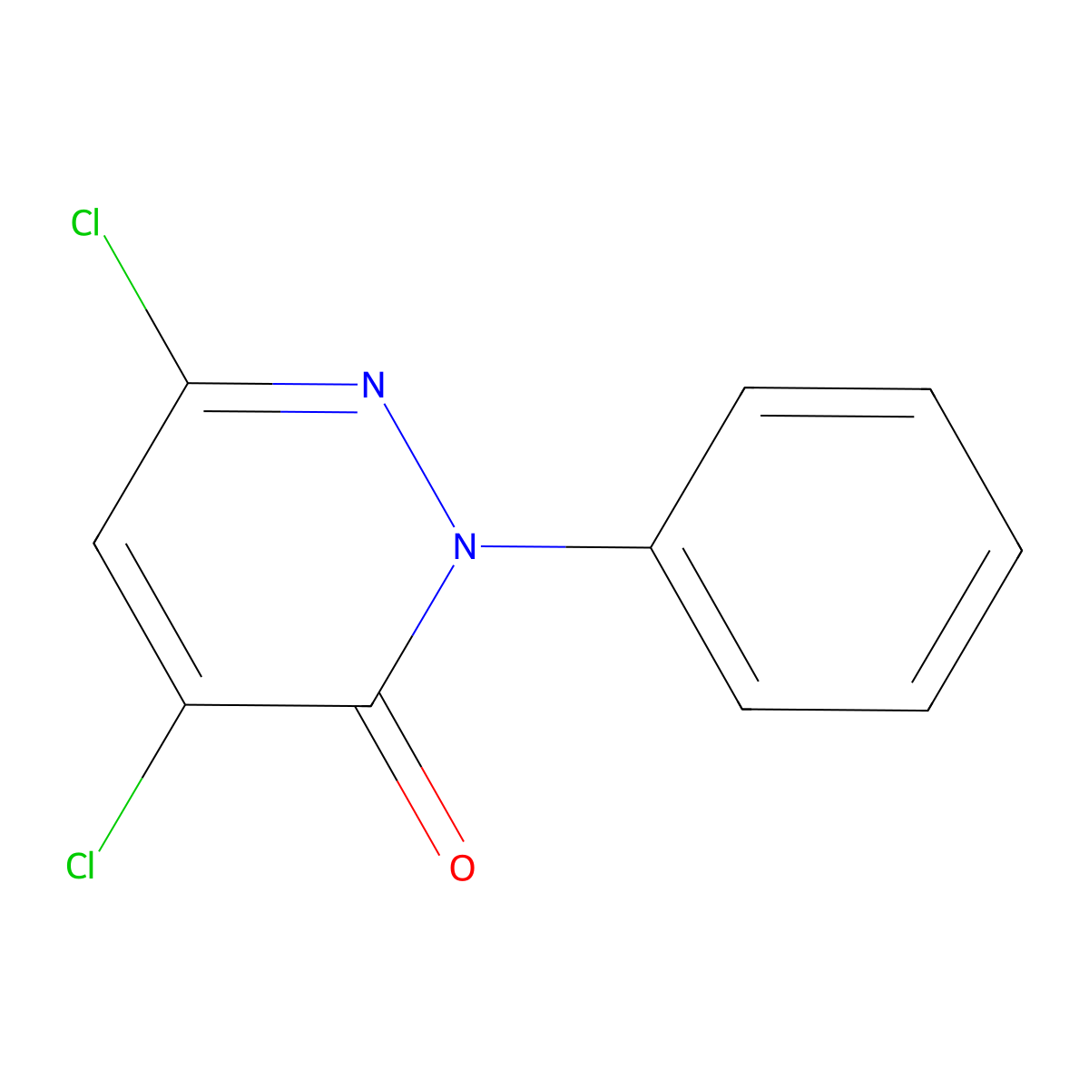 4,6-Dichloro-2-phenyl-3(2H)-pyridazinone molecular structure, CAS 2568-51-6