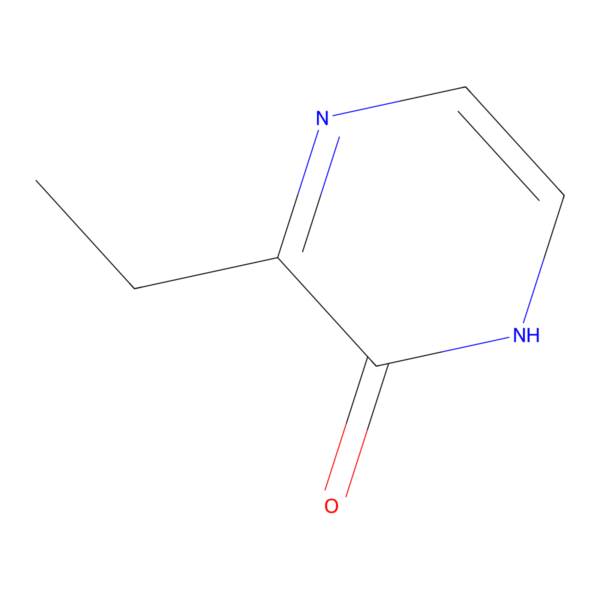 3-Ethylpyrazin-2(1h)-one molecular structure, CAS 25680-54-0