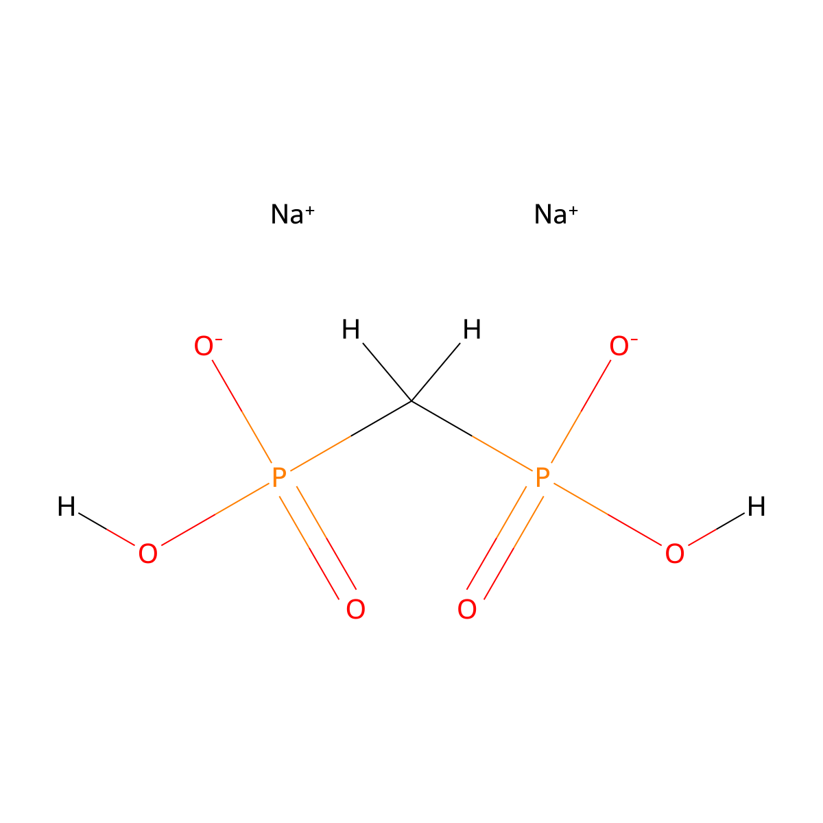 Medronate Disodium molecular structure, CAS 25681-89-4