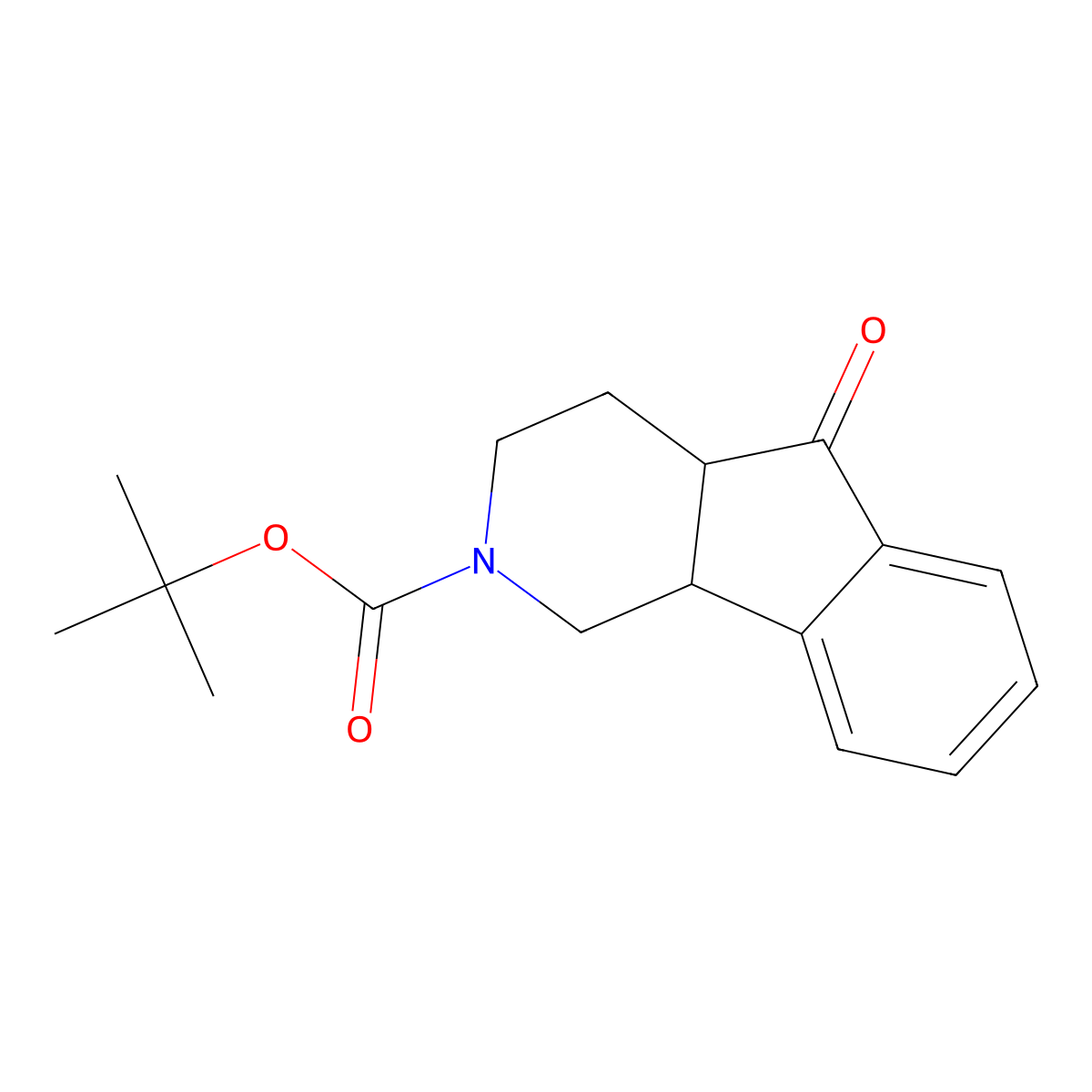 2-Boc-2,3,4,4a-tetrahydro-1H-indeno[1,2-c]pyridin-5(9bH)-one molecular structure, CAS 2568130-89-0