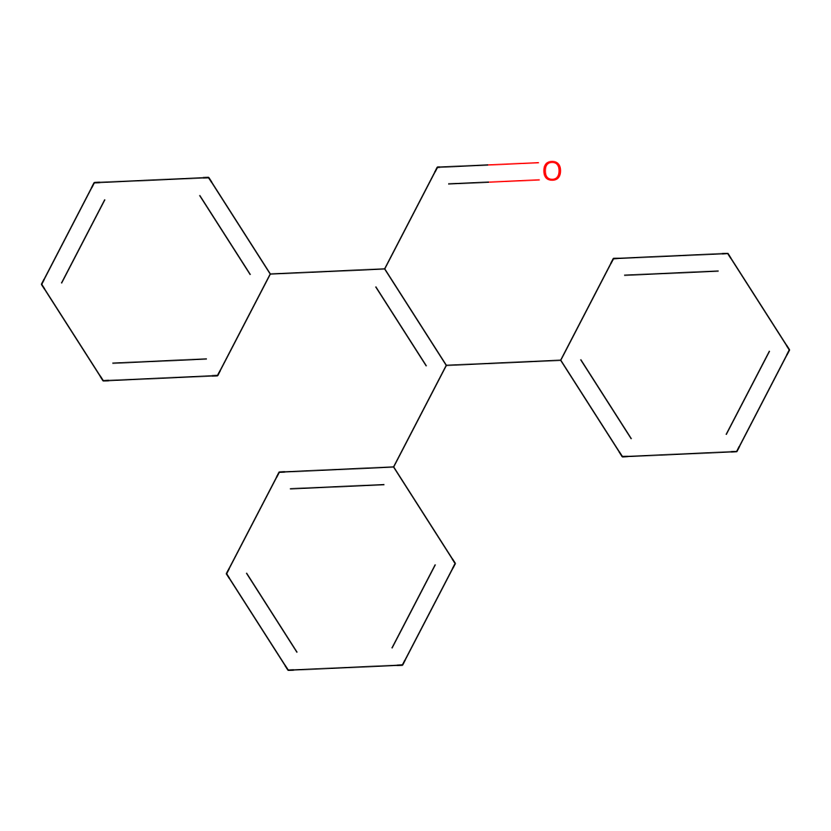 2,3,3-Triphenylacrylaldehyde molecular structure, CAS 25683-83-4