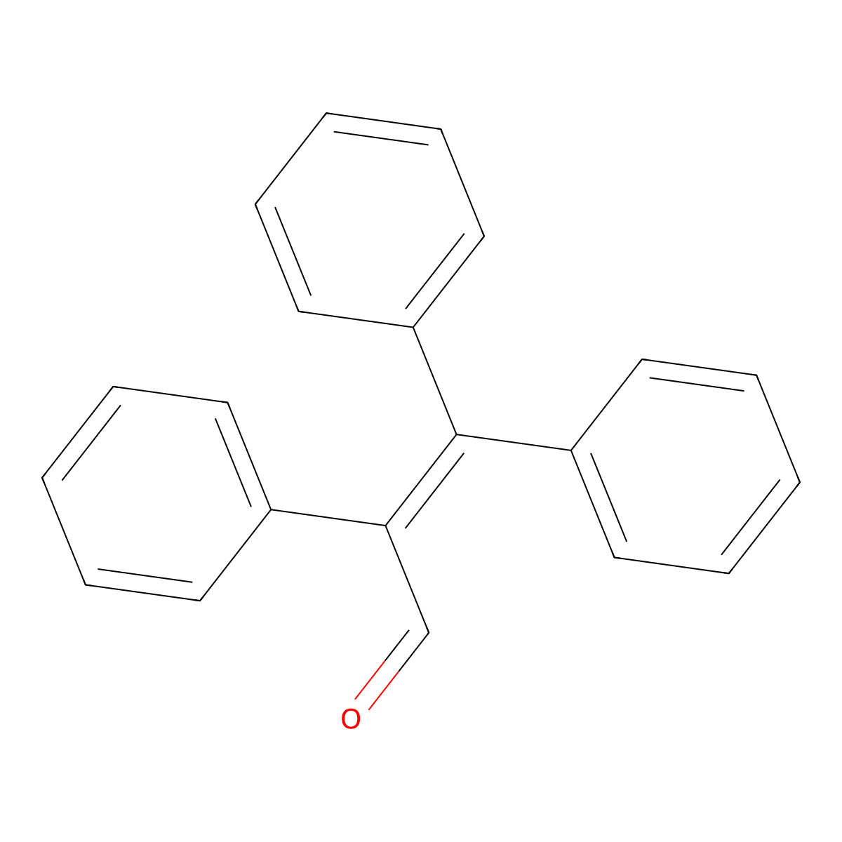2,3,3-Triphenylacrylaldehyde molecular structure, CAS 25683-83-4