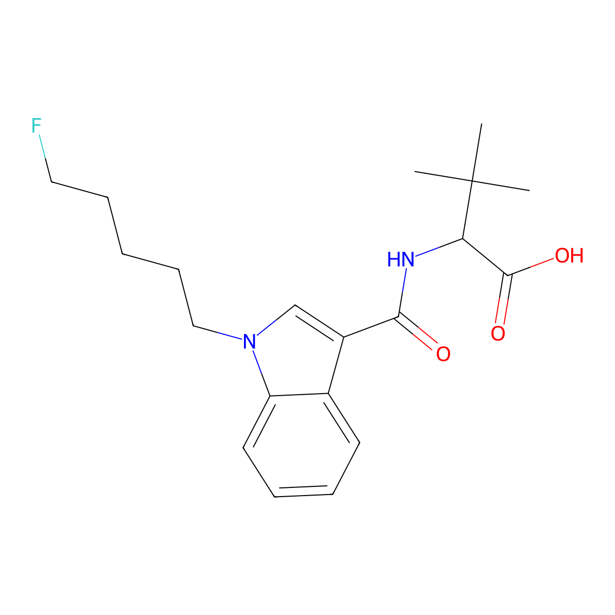 5-fluoro MDMB-PICA metabolite 7 molecular structure, CAS 2569223-22-7