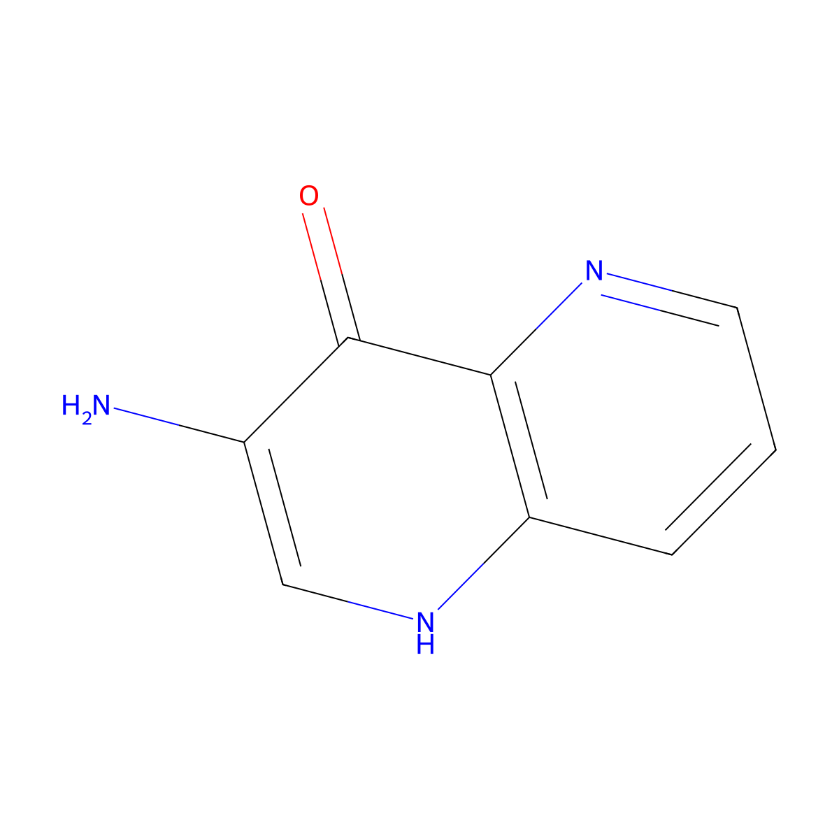 3-Amino-1,5-naphthyridin-4-ol molecular structure, CAS 256923-52-1