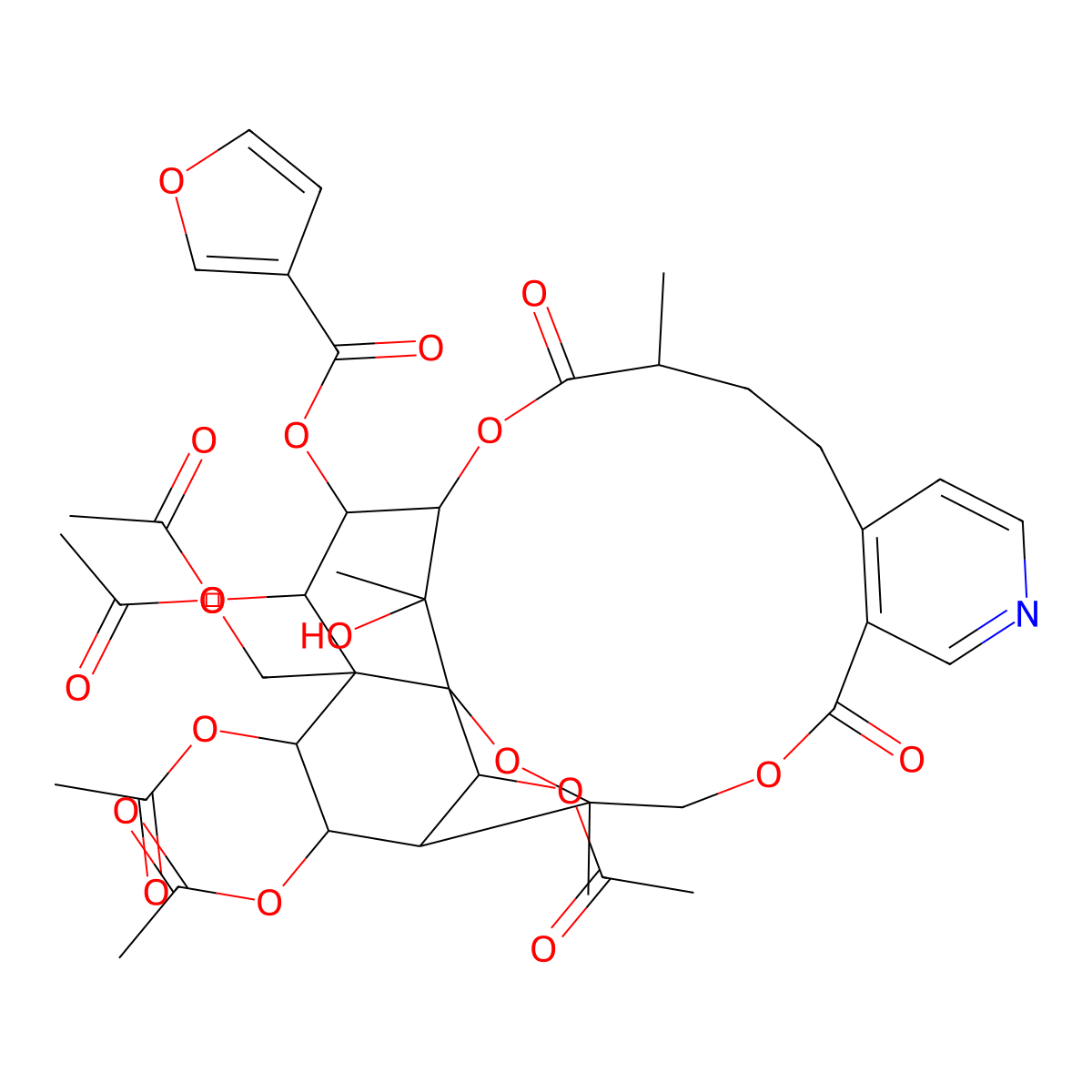 Wilfordinine D molecular structure, CAS 256937-98-1
