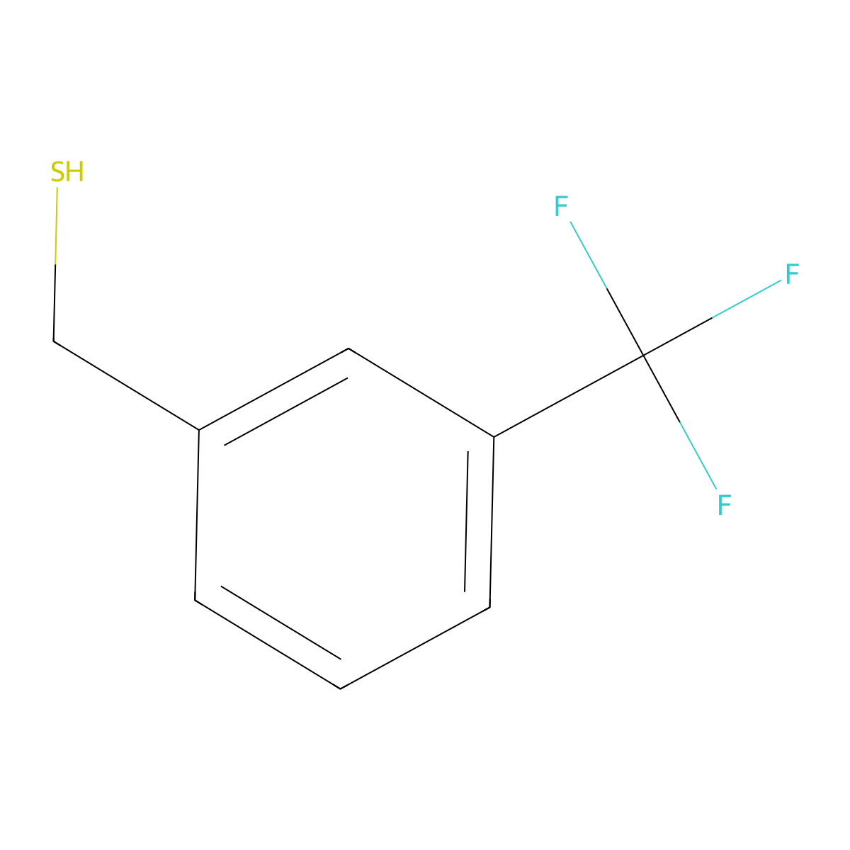3-(Trifluoromethyl)benzyl mercaptan molecular structure, CAS 25697-55-6