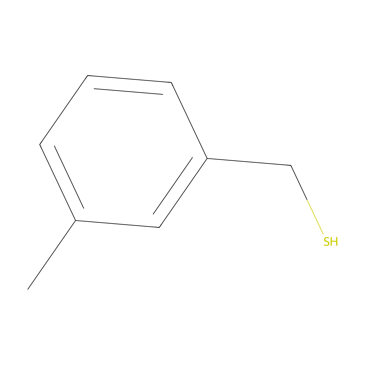(3-Methylphenyl)methanethiol molecular structure, CAS 25697-56-7