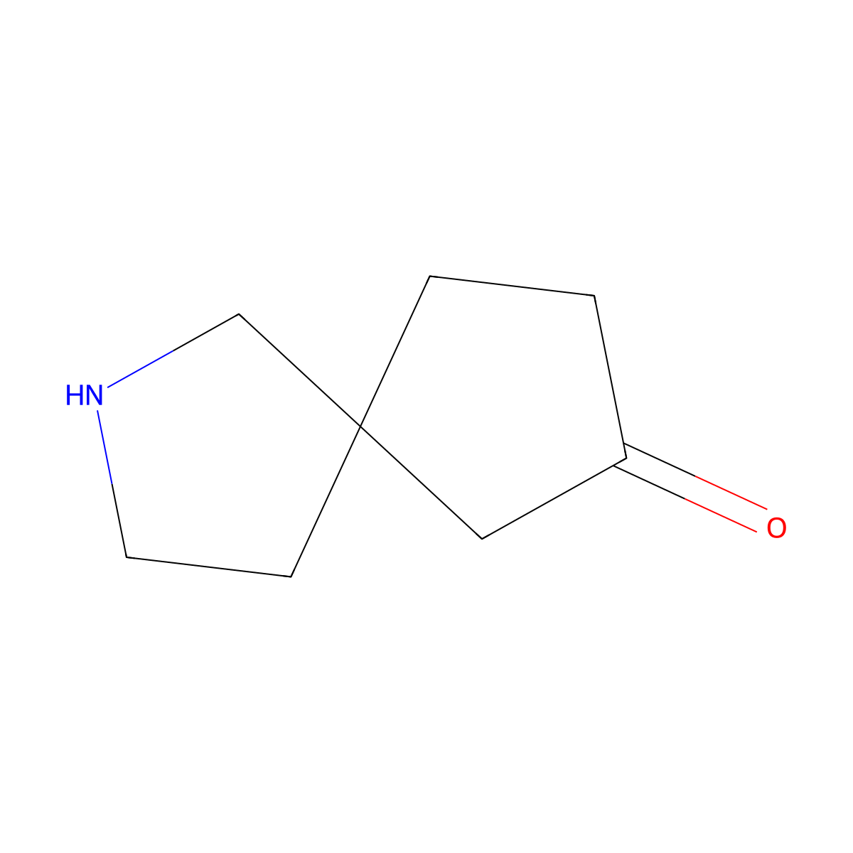 2-Azaspiro[4.4]nonan-7-one molecular structure, CAS 2569801-01-8