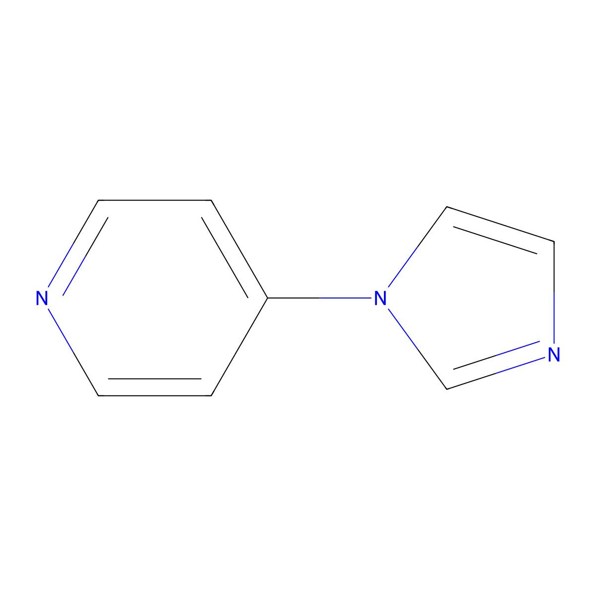 4-(1H-Imidazol-1-yl)pyridine molecular structure, CAS 25700-16-7