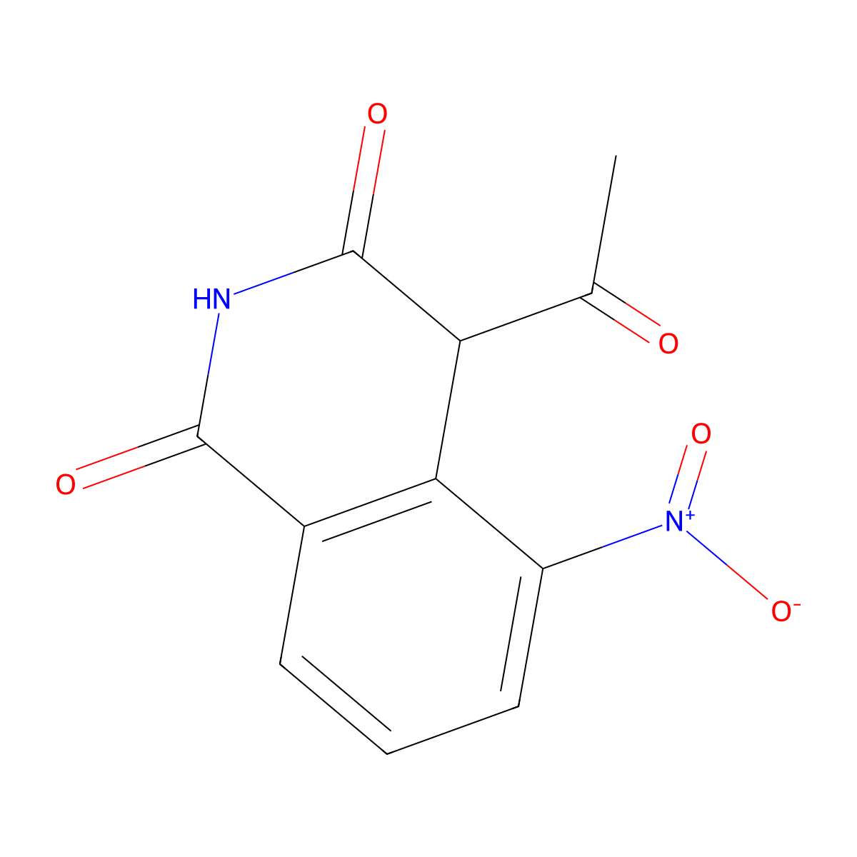 4-Acetyl-5-nitro-2,4-dihydroisoquinoline-1,3-dione molecular structure, CAS 2570190-07-5