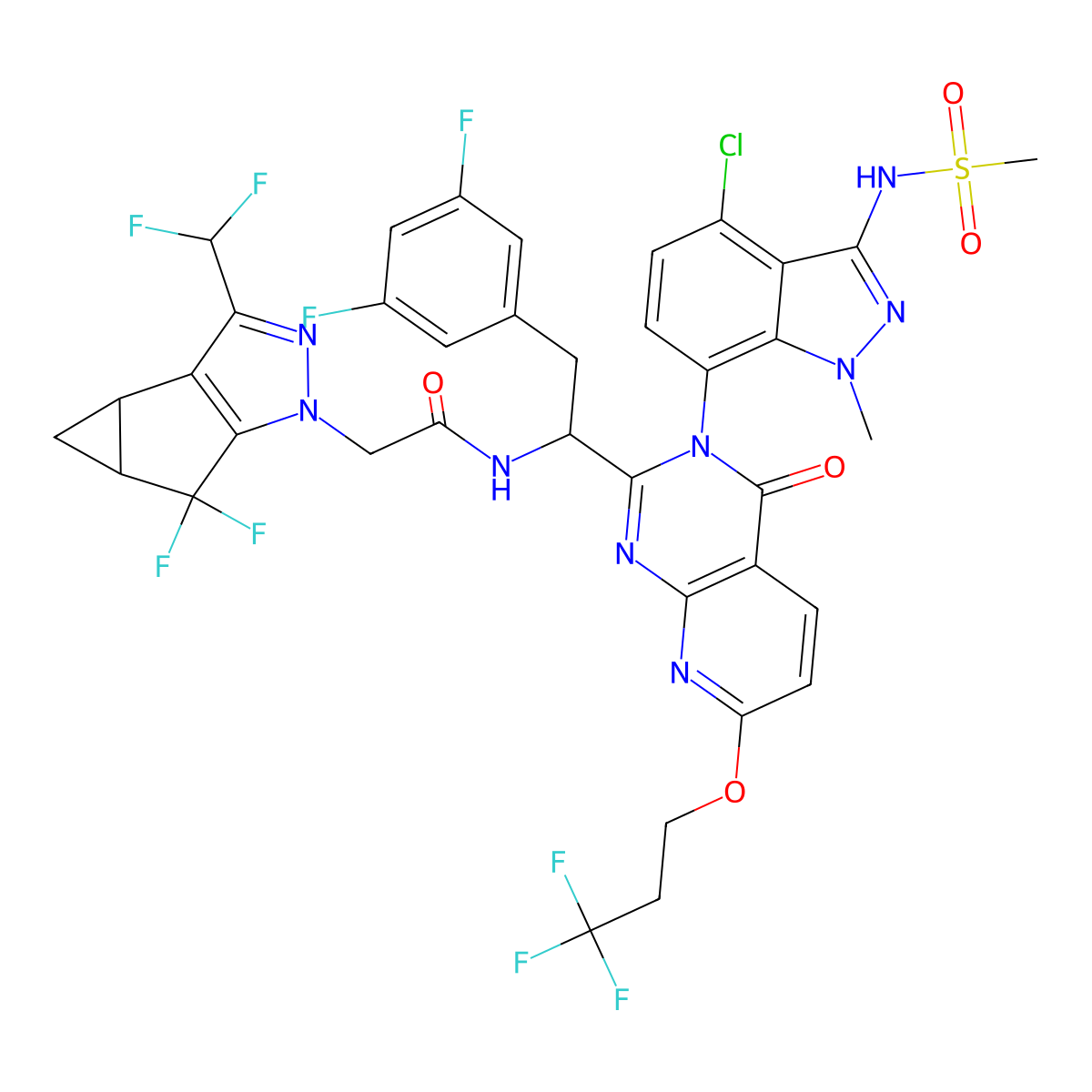 Dezecapavir molecular structure, CAS 2570323-59-8
