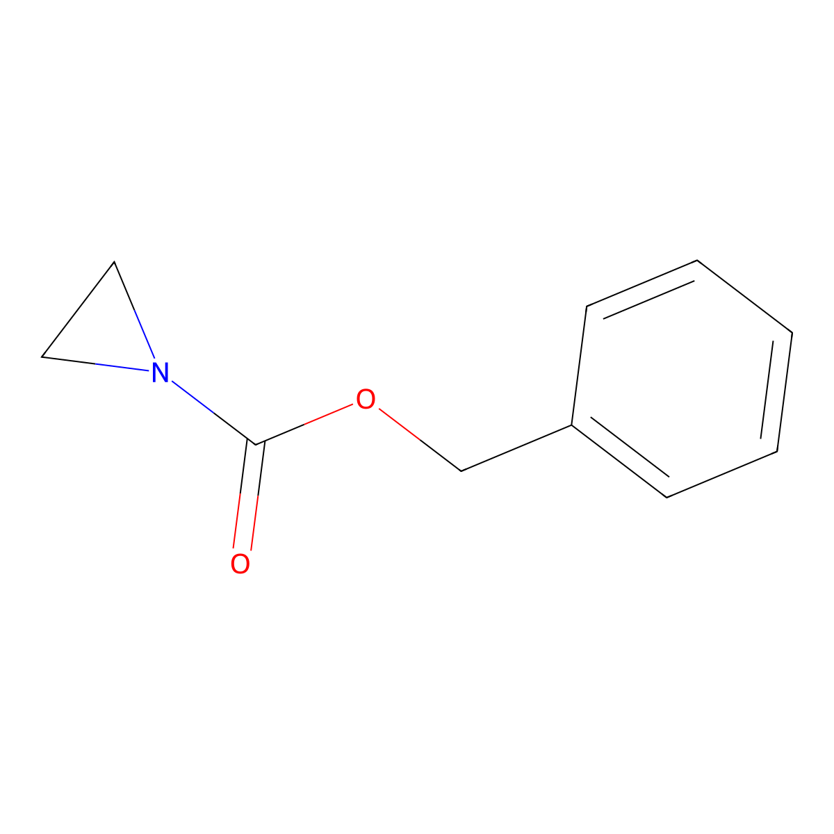 Benzyl Aziridine-1-carboxylate molecular structure, CAS 25711-25-5