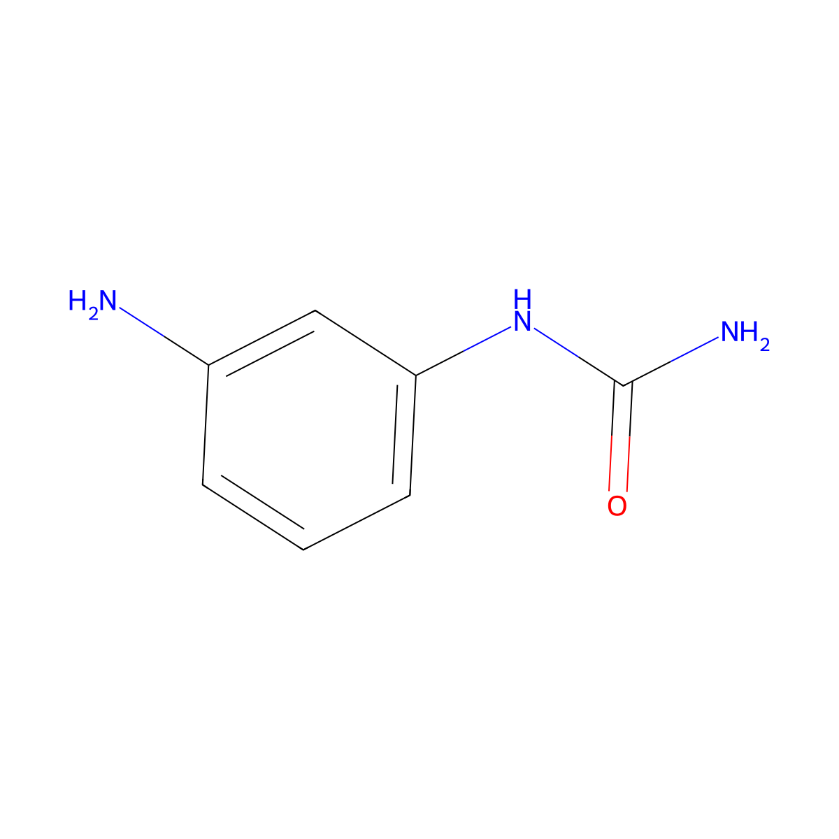 (3-Aminophenyl)urea molecular structure, CAS 25711-72-2