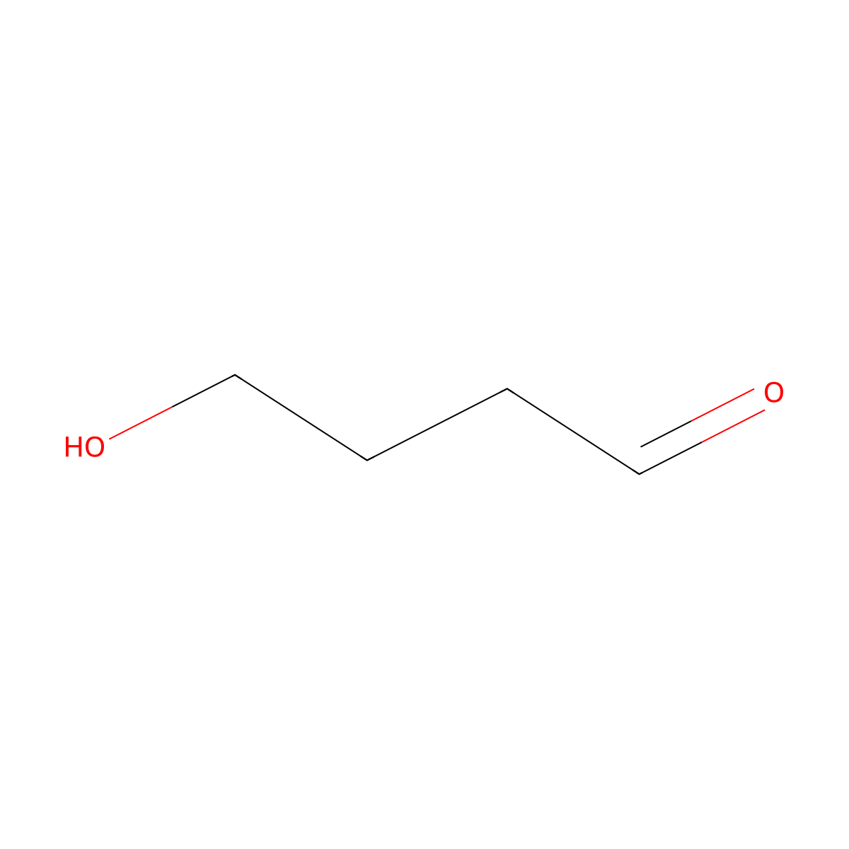 4-Hydroxybutanal molecular structure, CAS 25714-71-0
