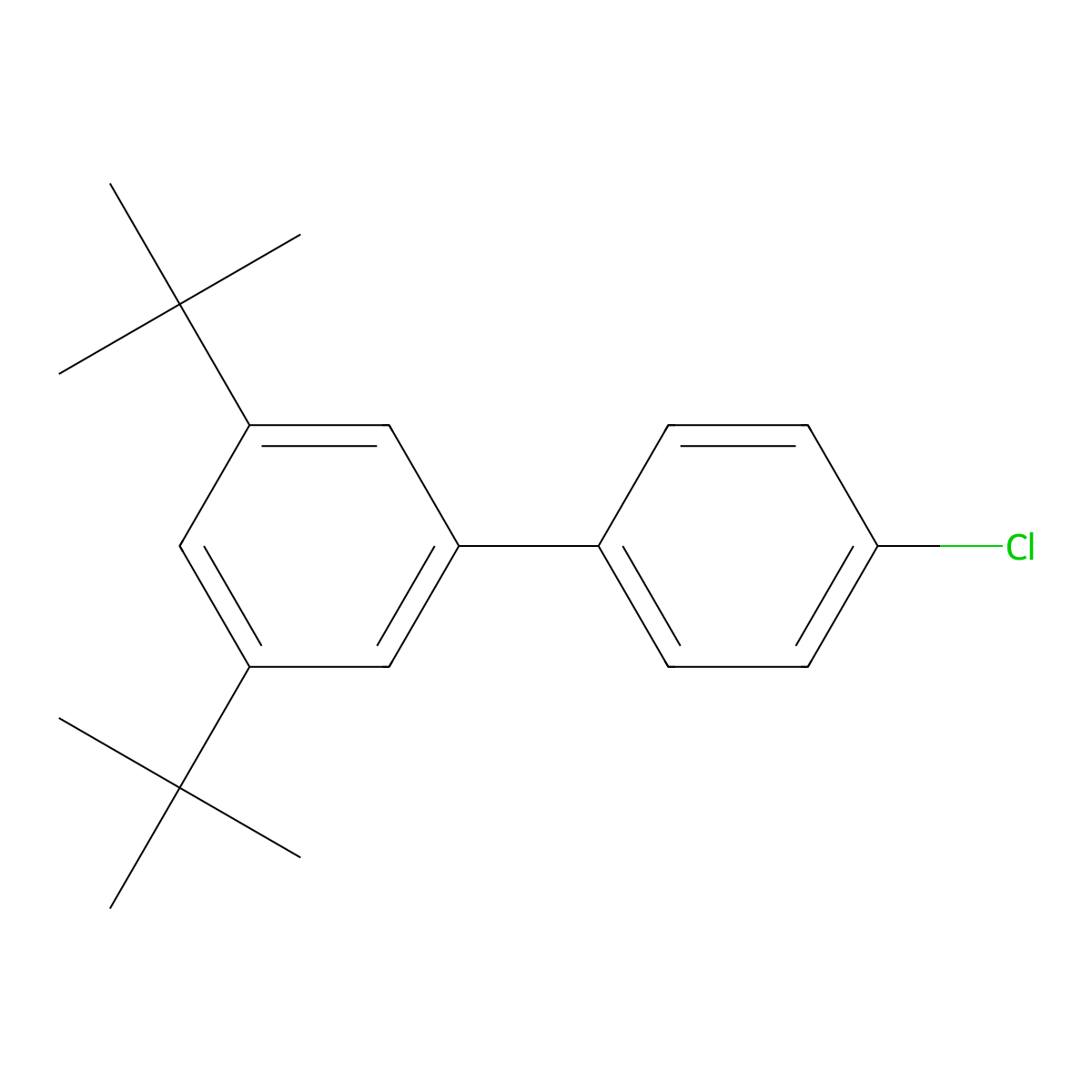 4'-Chloro-3,5-bis(1,1-dimethylethyl)-1,1'-Biphenyl molecular structure, CAS 2572529-03-2
