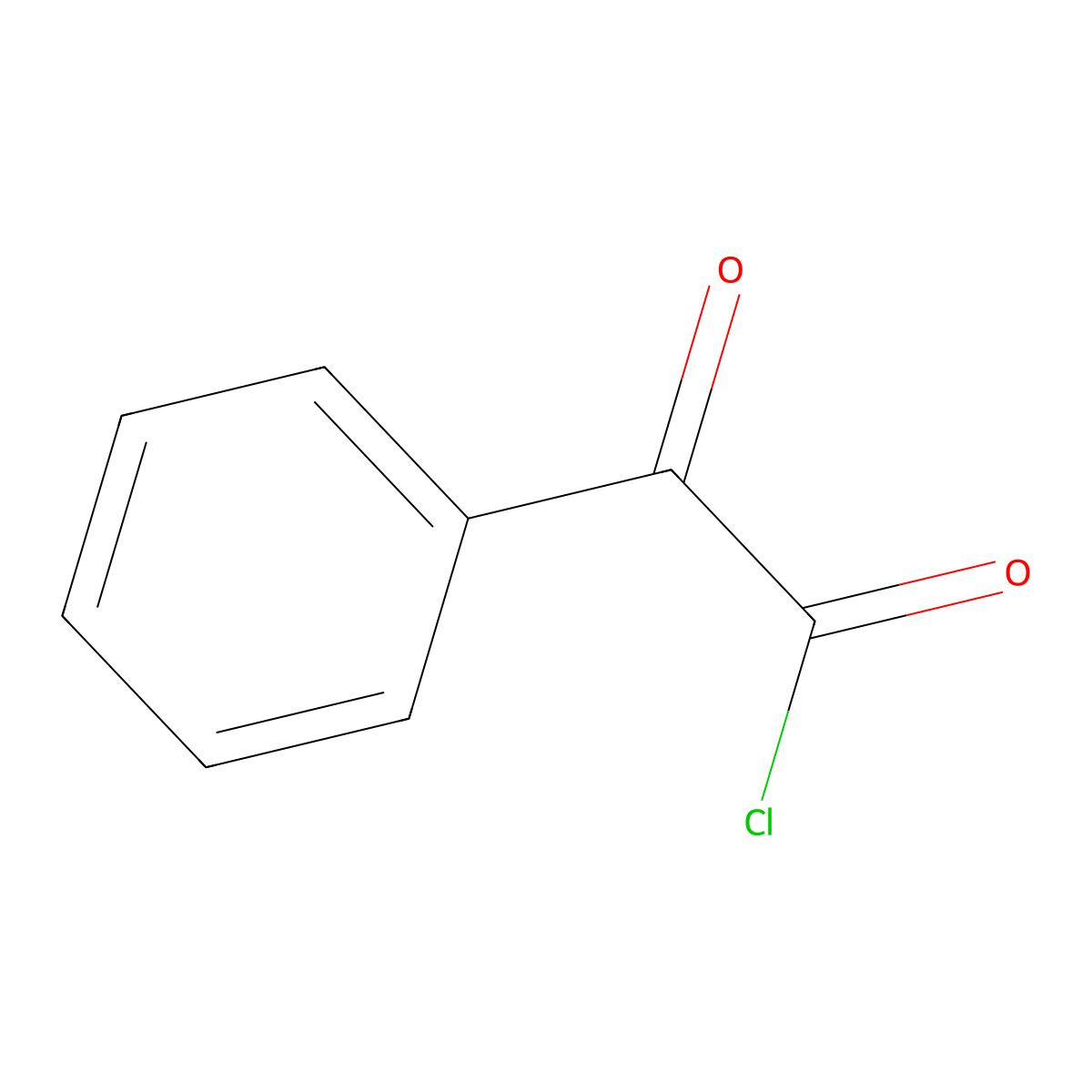 2-Oxo-2-phenylacetyl chloride molecular structure, CAS 25726-04-9