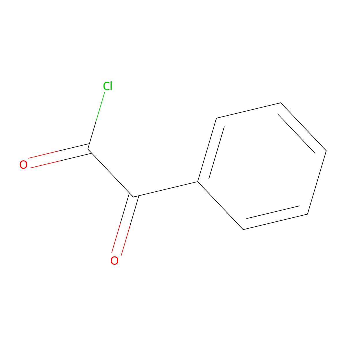 2-Oxo-2-phenylacetyl chloride molecular structure, CAS 25726-04-9