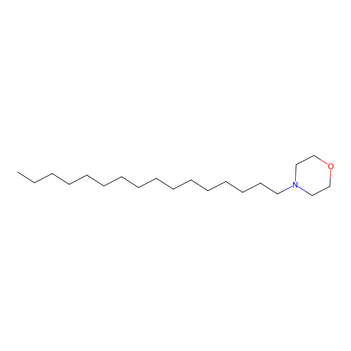 Morpholine, 4-hexadecyl- molecular structure, CAS 25727-91-7