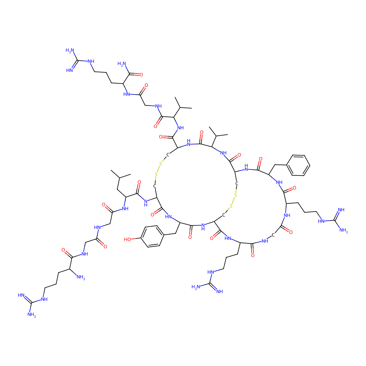 Iseganan molecular structure, CAS 257277-05-7