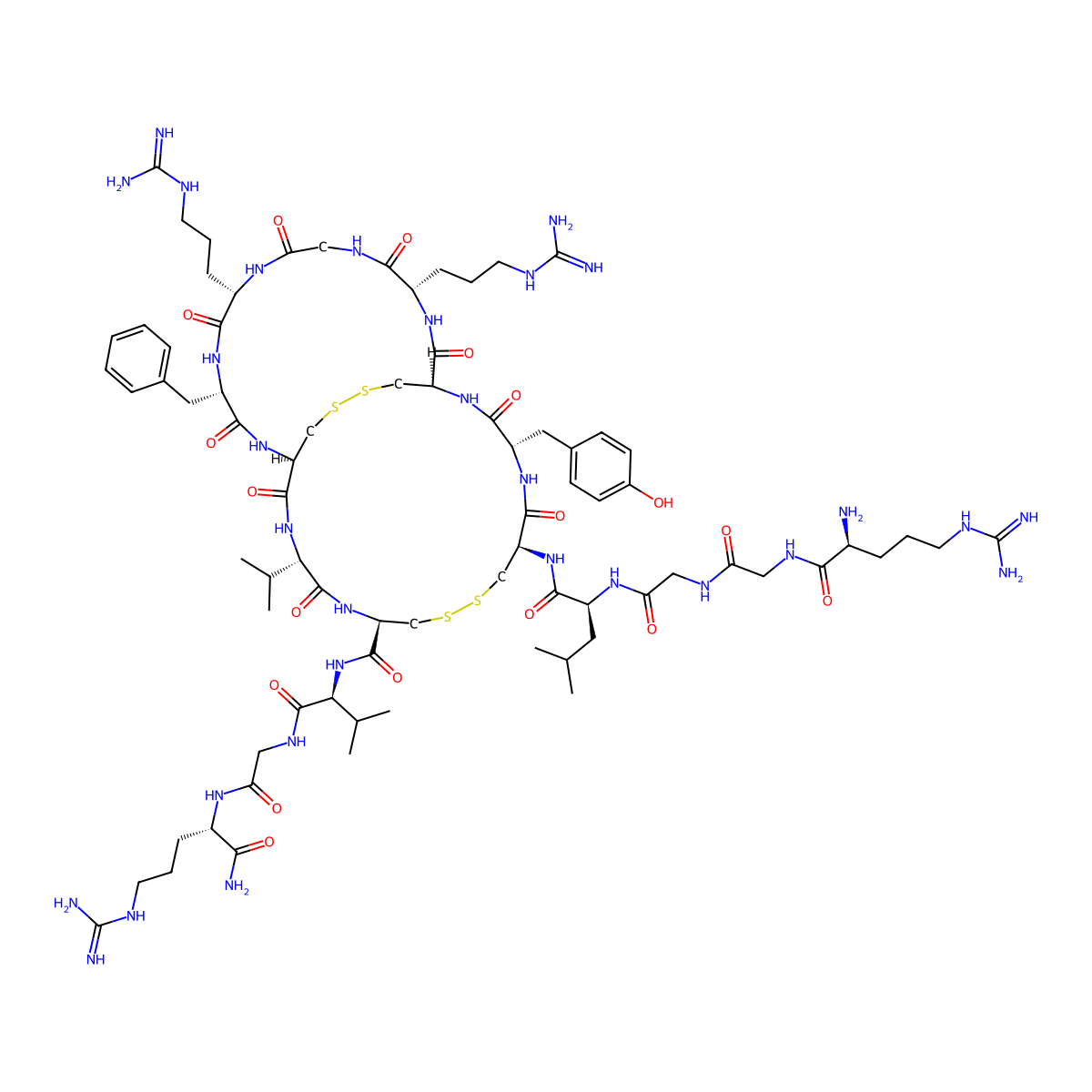 Iseganan molecular structure, CAS 257277-05-7