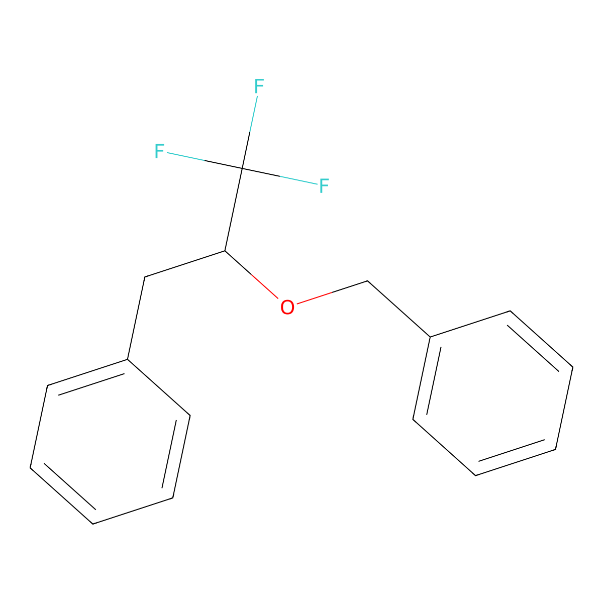 1-[2-(Benzyloxy)-3,3,3-trifluoropropyl]benzene molecular structure, CAS 257287-65-3