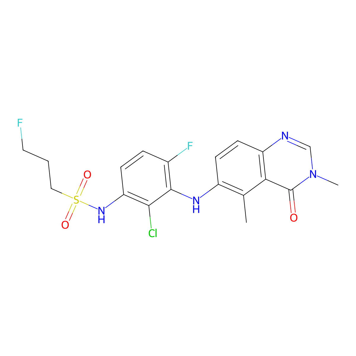 Tinlorafenib molecular structure, CAS 2573781-75-4