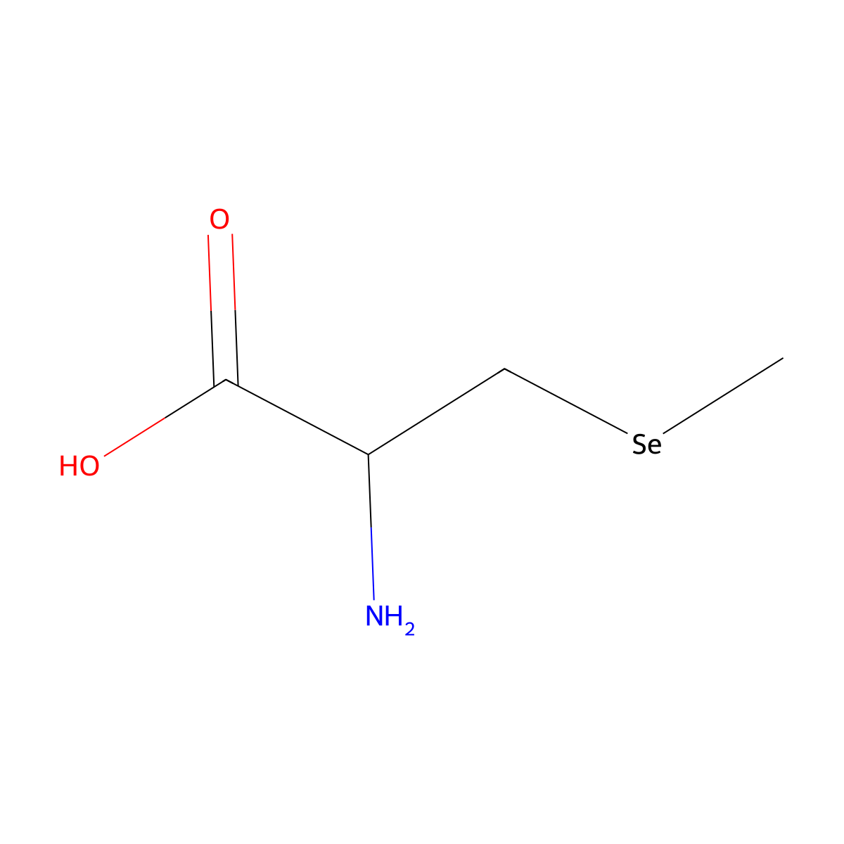 Methylselenocysteine molecular structure, CAS 2574-71-2
