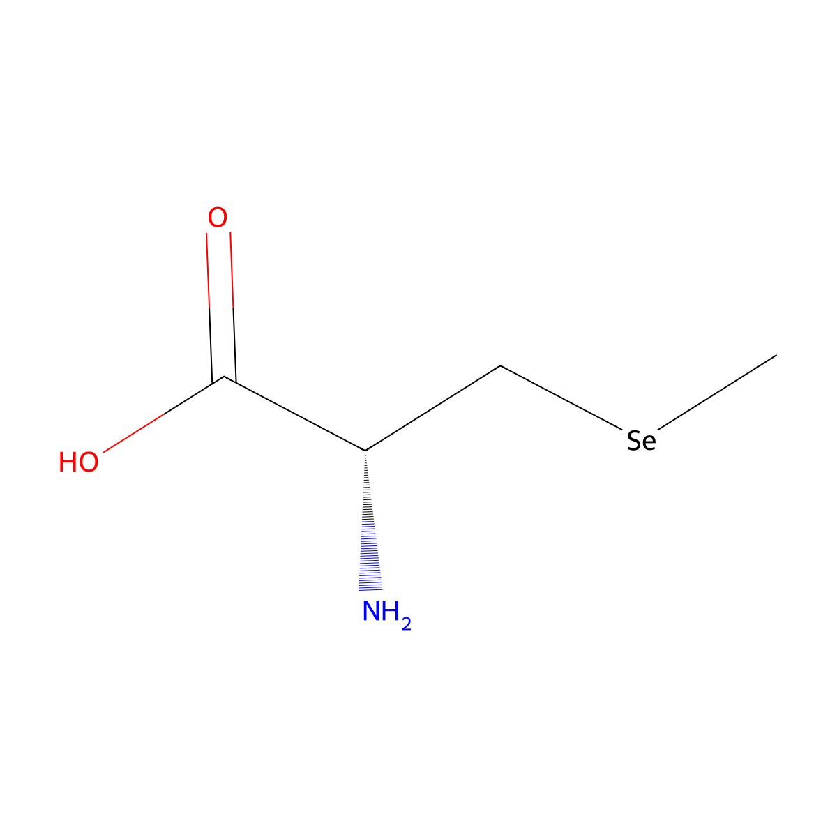 Methylselenocysteine molecular structure, CAS 2574-71-2