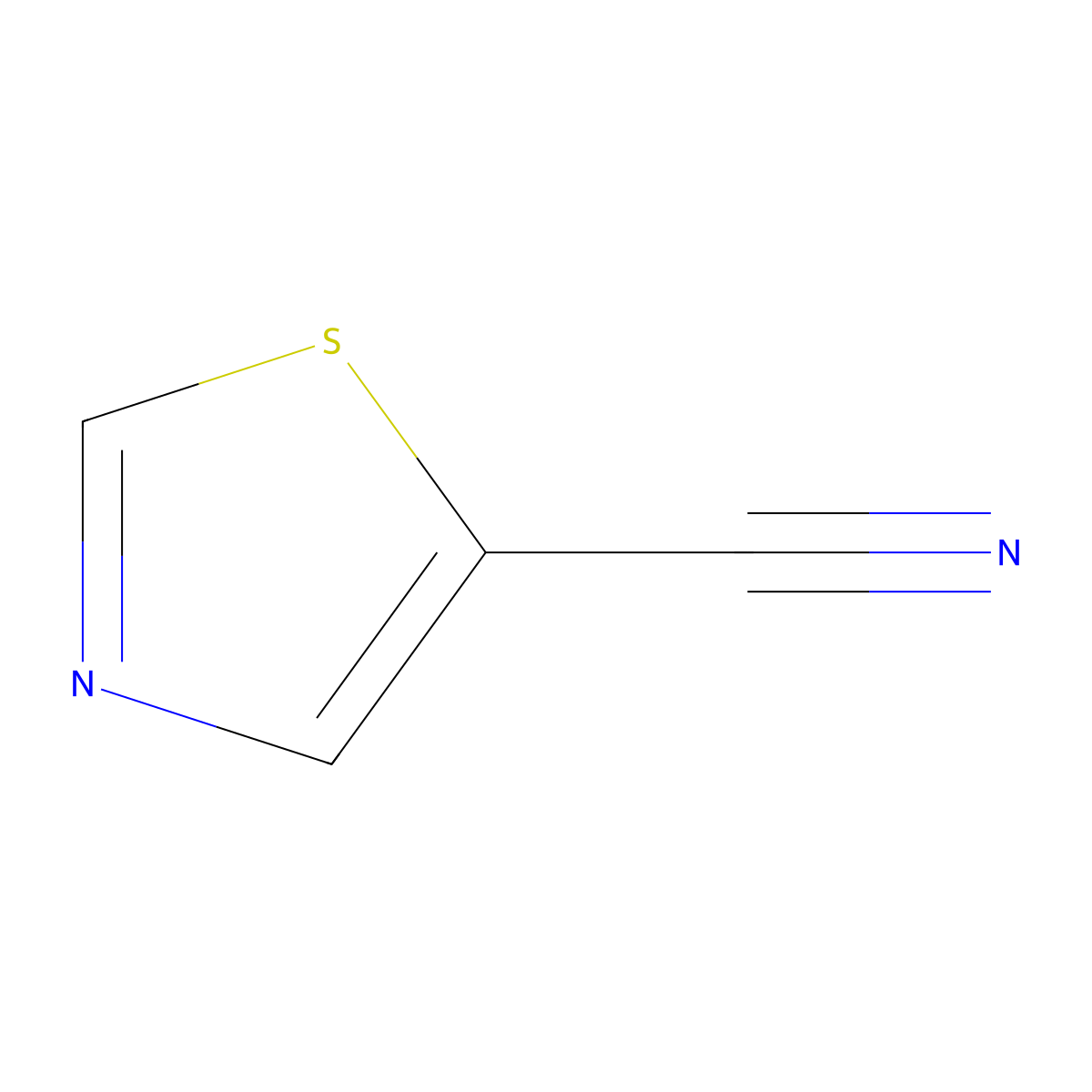 1,3-Thiazole-5-carbonitrile molecular structure, CAS 25742-12-5