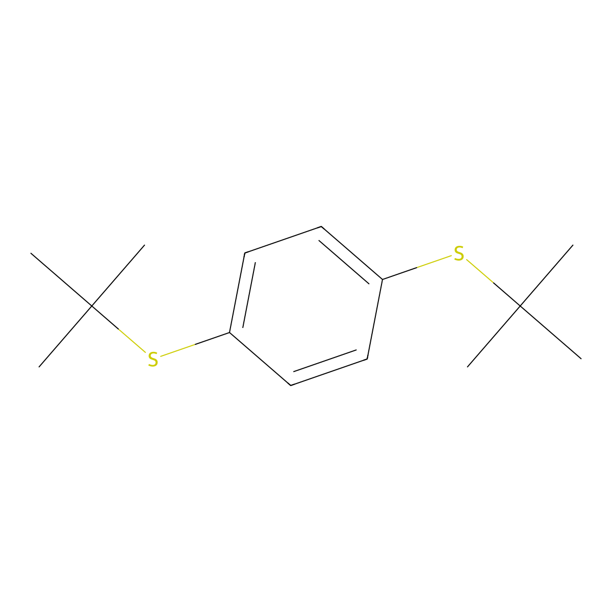 1,4-Bis(tert-butylsulfanyl)benzene molecular structure, CAS 25752-95-8