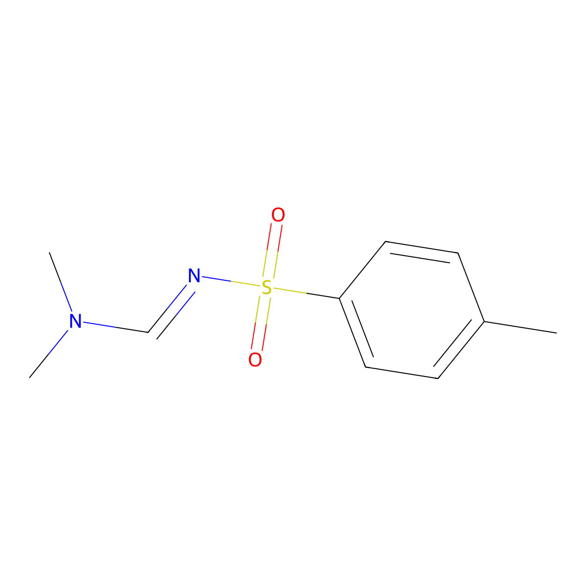N-Tosyl-N',N'-dimethylformamidine molecular structure, CAS 25770-53-0
