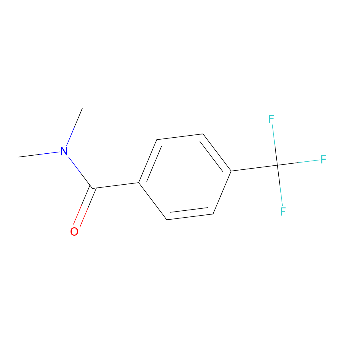 N,N-Dimethyl-p-trifluorobenzamide molecular structure, CAS 25771-21-5