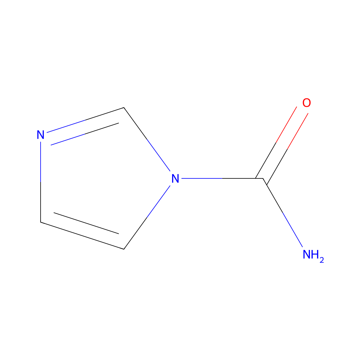 1h-Imidazole-1-carboxamide molecular structure, CAS 2578-41-8