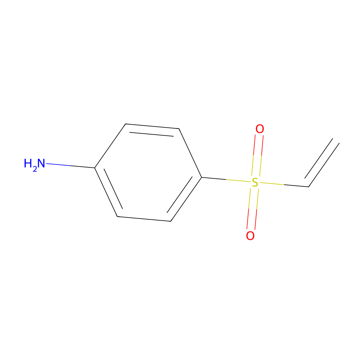 4-(Ethenylsulfonyl)benzenamine molecular structure, CAS 25781-90-2