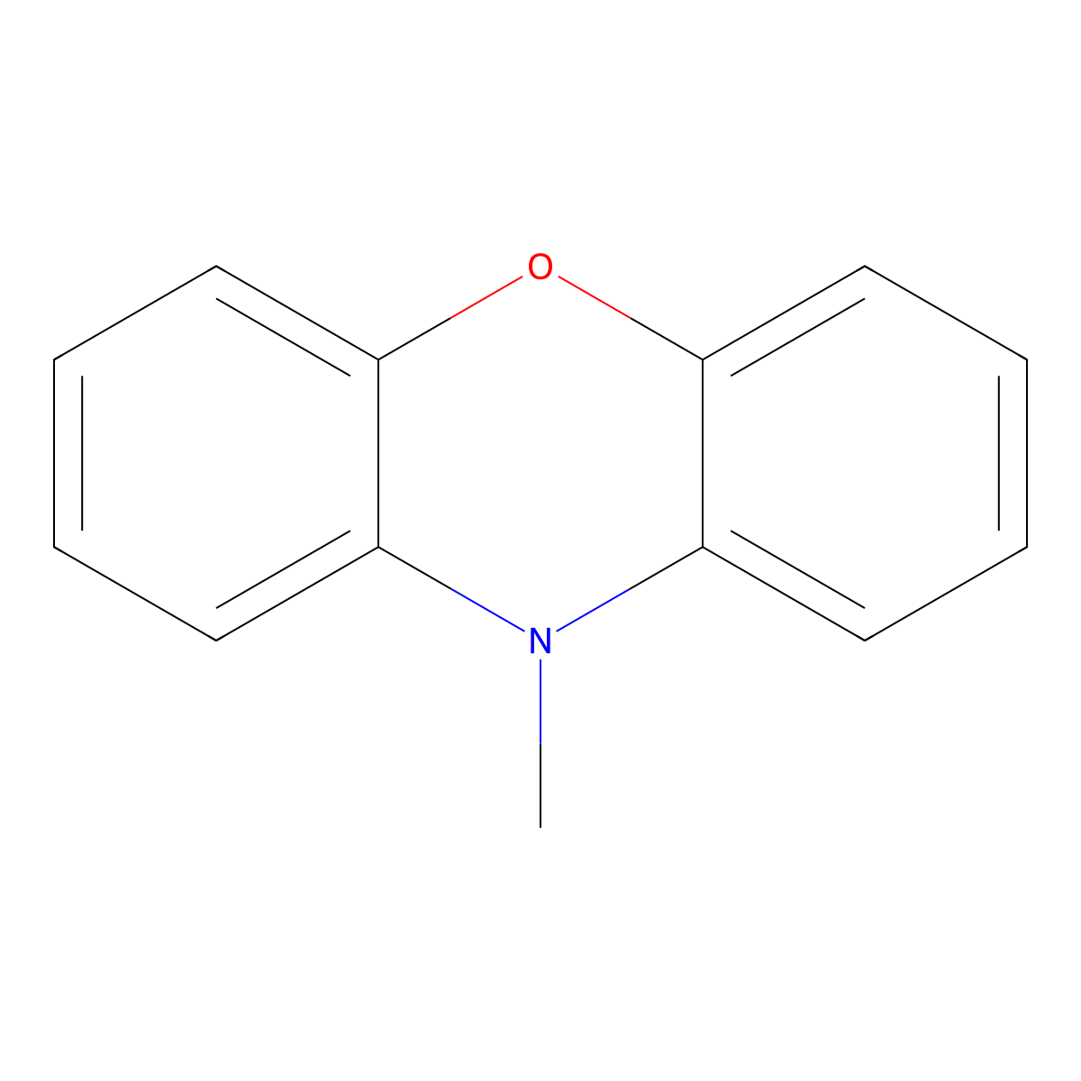 10-Methylphenoxazine molecular structure, CAS 25782-99-4