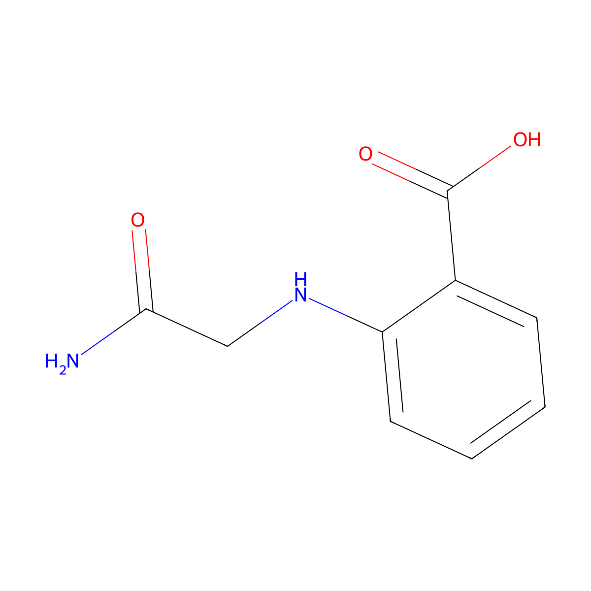 Benzoic acid, p-(2-aminoacetamido)-(6CI,7CI,8CI) molecular structure, CAS 25784-02-5