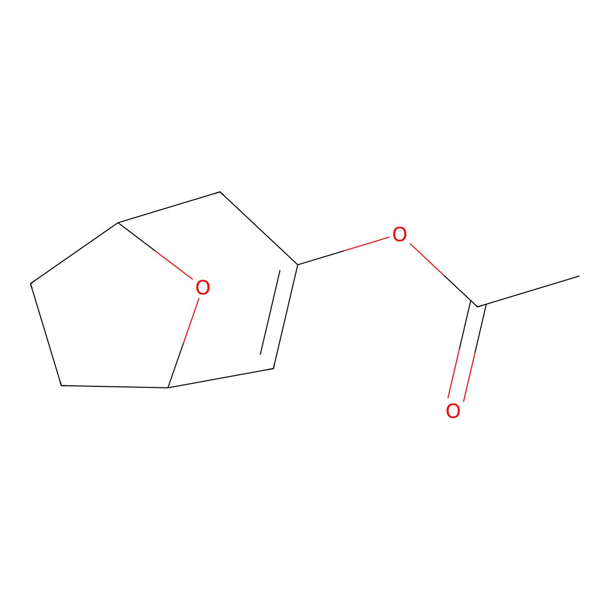 8-Oxabicyclo[3.2.1]oct-2-EN-3-YL acetate molecular structure, CAS 257860-22-3