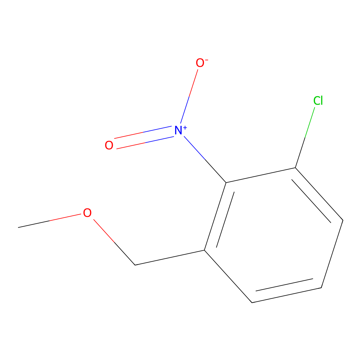 1-Chloro-3-(methoxymethyl)-2-nitrobenzene molecular structure, CAS 257871-21-9